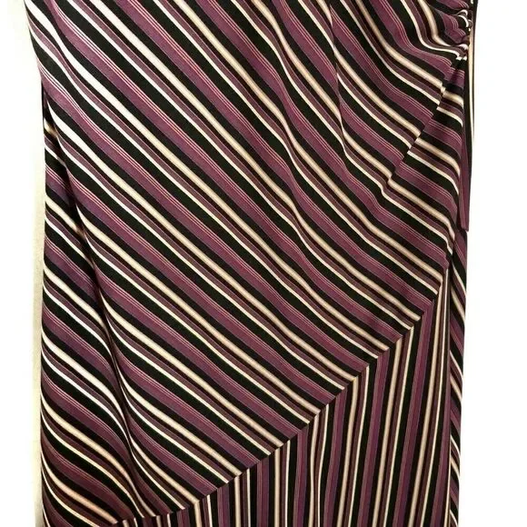 MY Michelle Multicolor Striped Dress Size Large - Picture 4 of 8